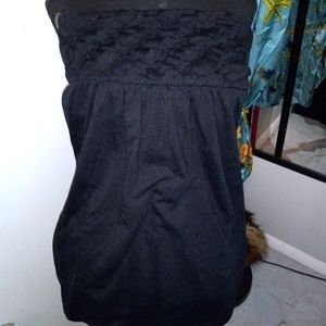 Op tube top black size small- ch
